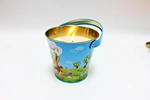 Mini tin buckets are charmingly petite, ideal for holding candy, trinkets, or even a small plant. They make adorable table favors or creative decor accents.Bulk orders welcome!